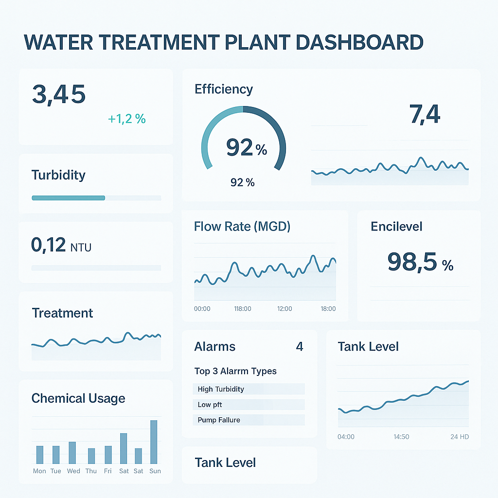 water treatment dashboard